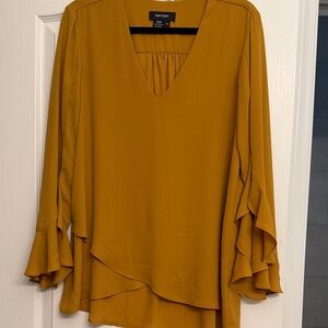Karen Kane Women's Gold Blouse